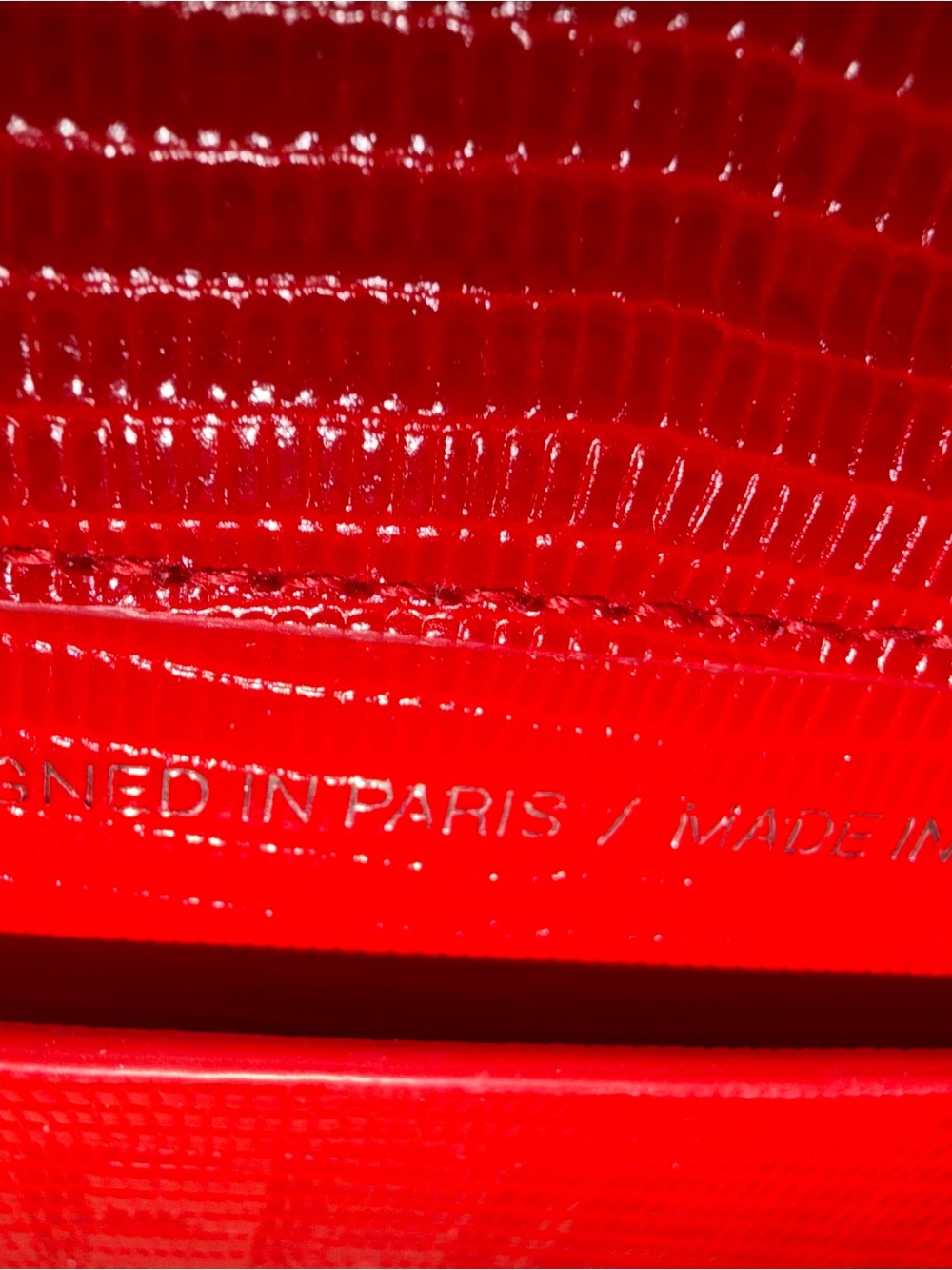 Ateliers Auguste Alma Red Leather Bag - Picture 4 of 5